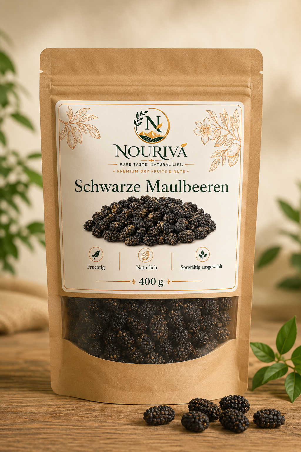 Schwarze Maulbeeren