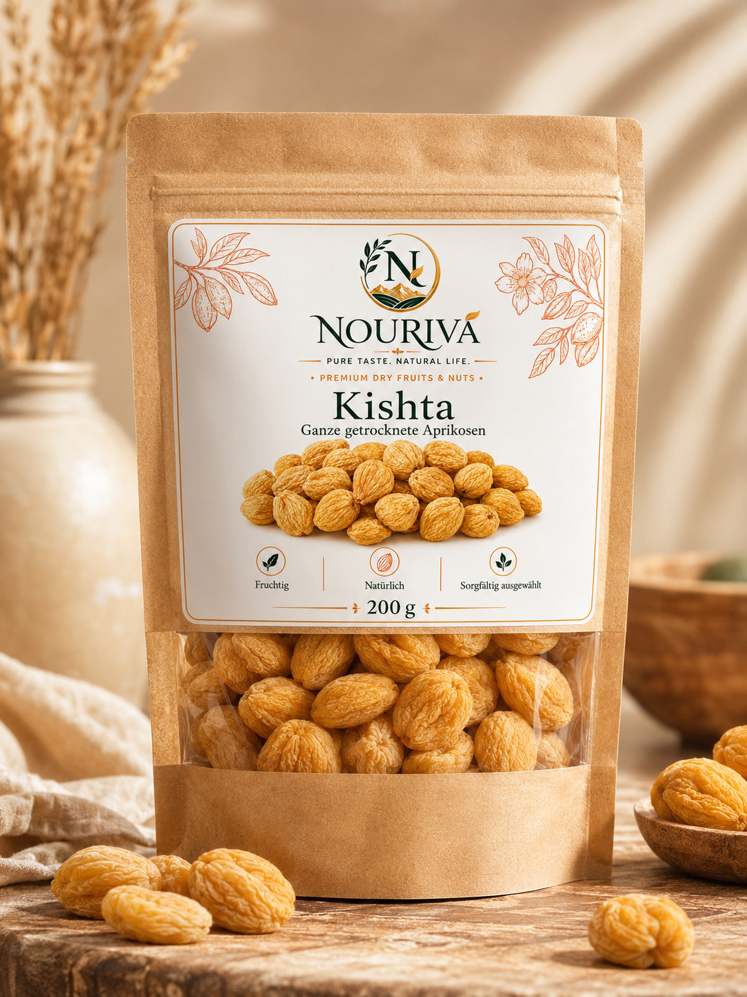 Kishta – Ganze getrocknete Aprikosen
